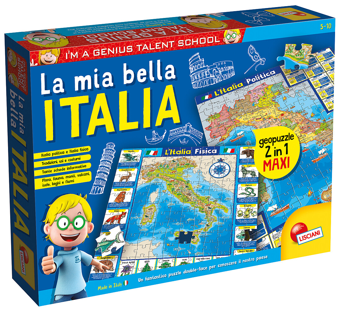 Lisciani: Piccolo Genio - Geopuzzle La Mia Bella Italia -