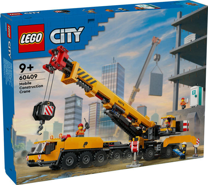 Lego: 60409 - City Big Vehicles - Gru Da Cantiere Mobile Gialla -