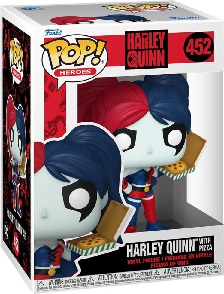 Dc Comics: Funko Pop! Heroes - Harley Quinn With Pizza (Vinyl Figure 452) -