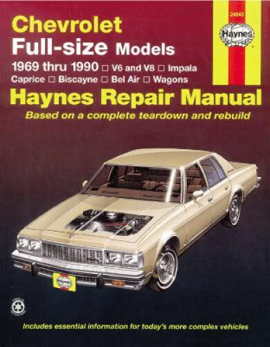 Chevrolet full-size V6 & V8 petrol, Impala, Caprice, Biscayne, Bel Air,