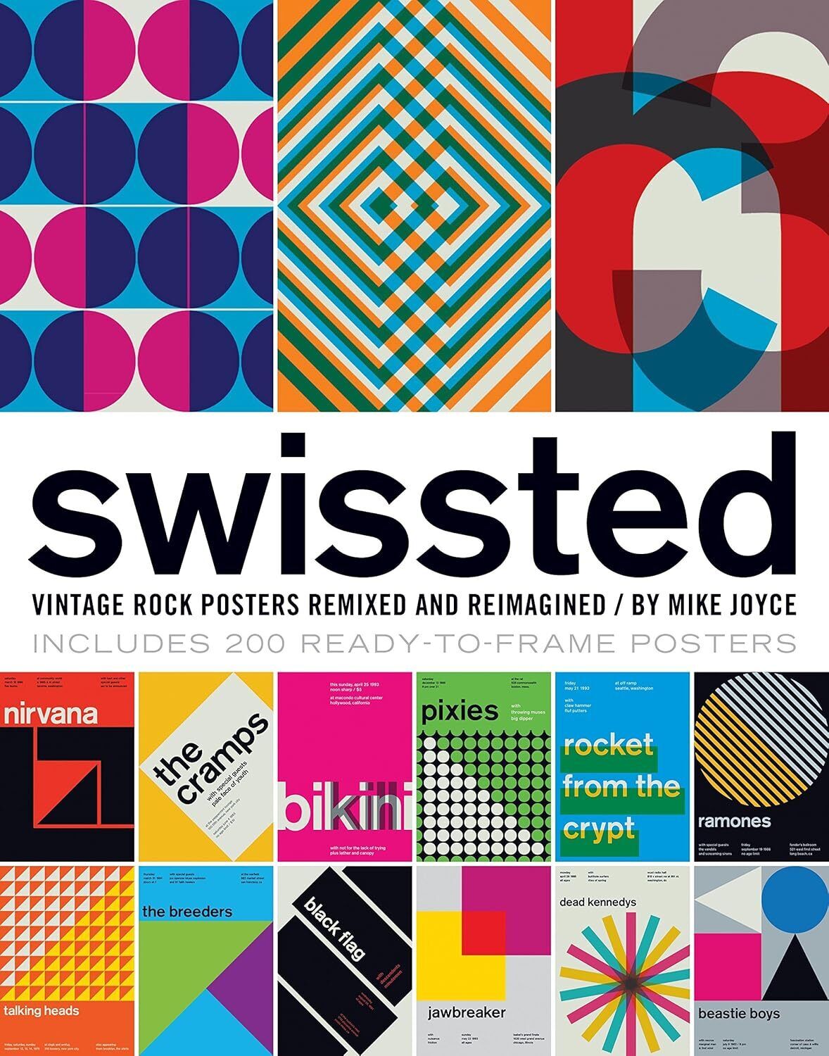9781594746116 Swissted: Vintage Rock Posters Remixed and Reimagined - Mike Joyce