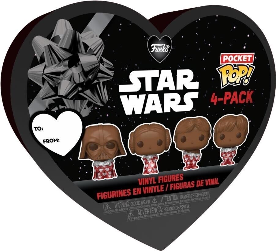 Star Wars: Funko Pocket Pop! Valentines Box - Star Wars 4 Pack -