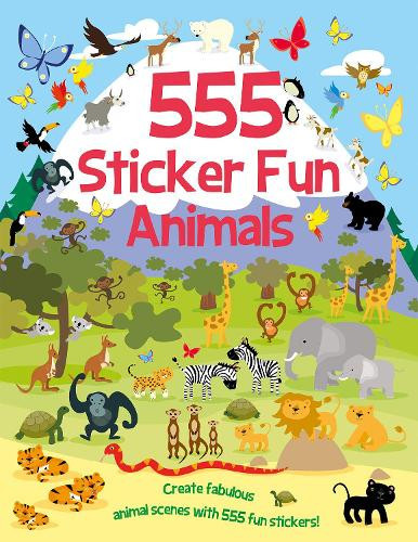 Susan Mayes 555 Sticker Fun - Animals Activity Book (Tascabile) 555 Sticker Fun