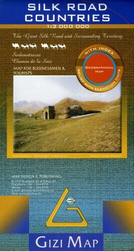 Silk Road Countries Geographical Map