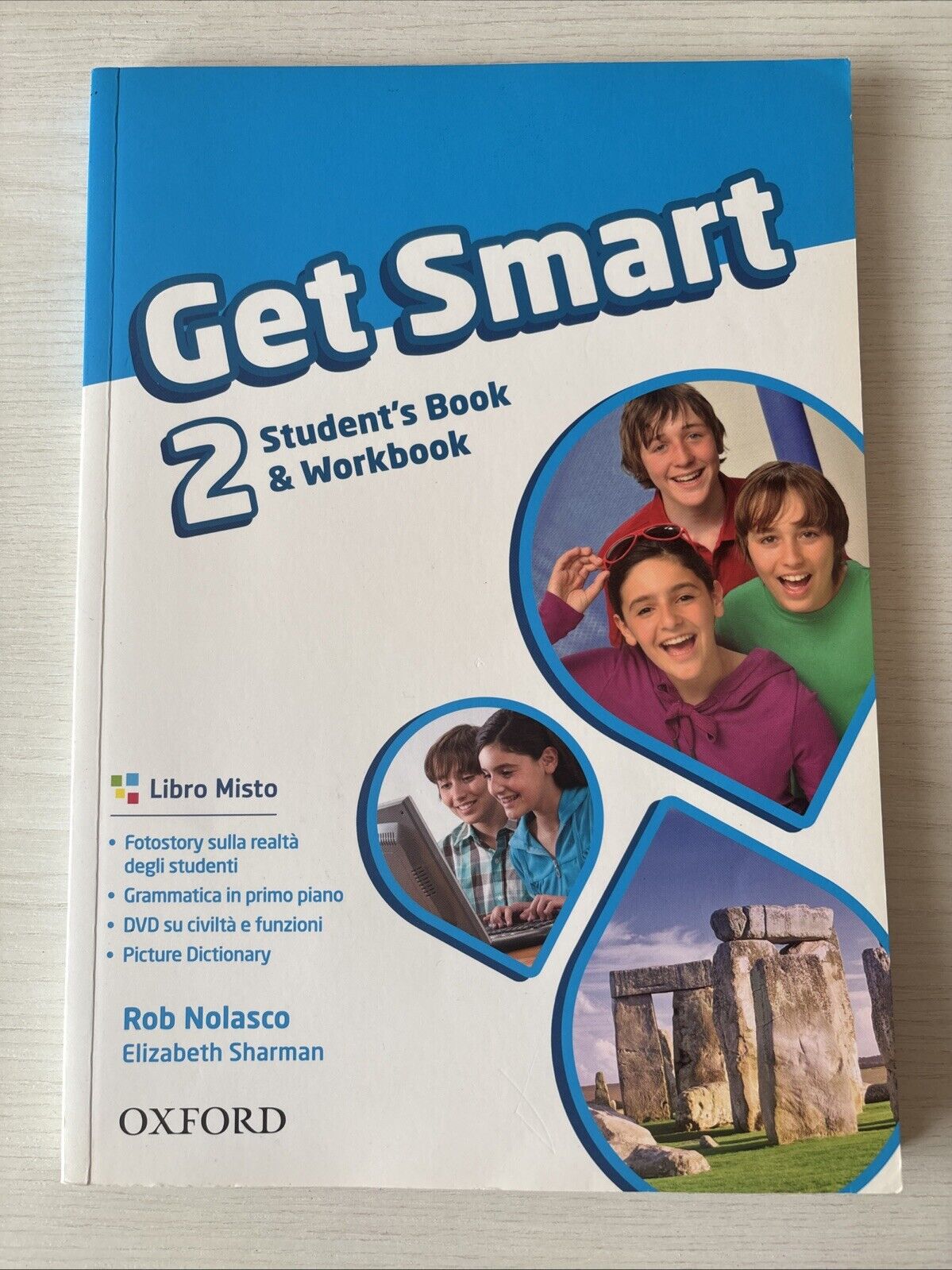 GET SMART 2 student's book e workbook OXFORD 9780194044783 NUOVO MAI USAT CON CD