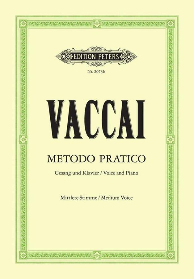 Metodo Pratico - Medium Voice - Nicola Vaccai - Canto