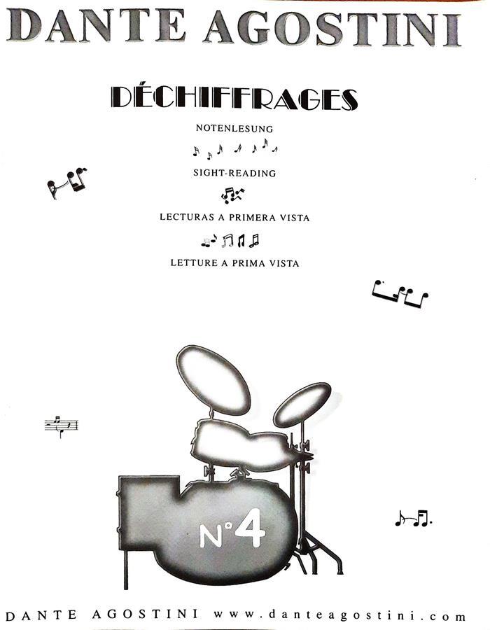 Préparation au déchiffrage - Volume 4 - D. Agostini - solfeggio per batteristi