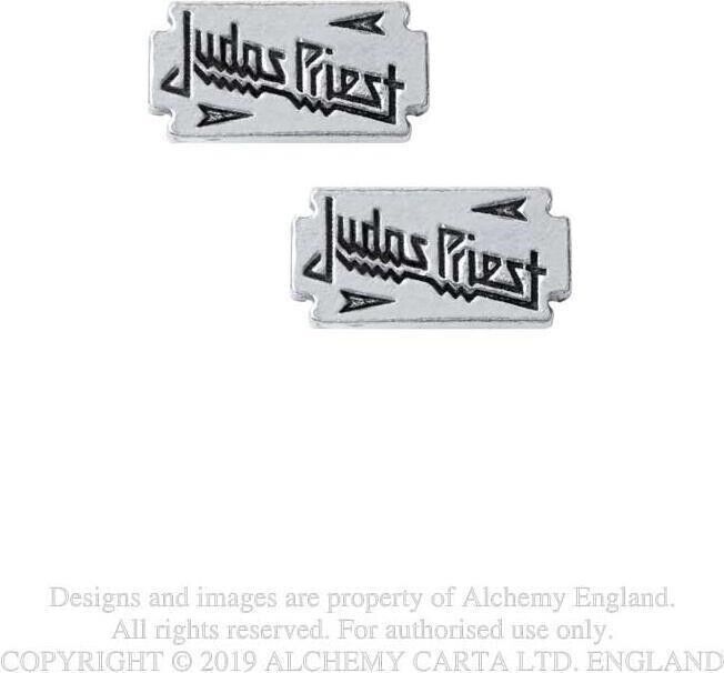 Judas Priest: Alchemy - Razorblade Studs (Orecchini) -