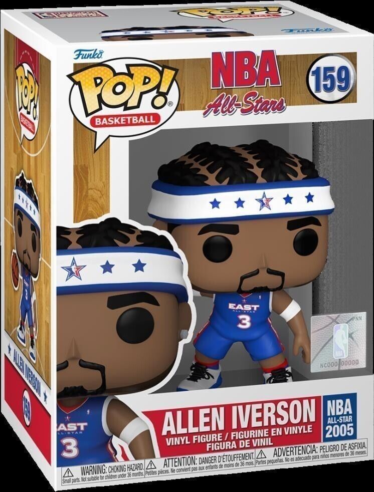 NBA: Funko Pop! - Legends - Allen Iverson (2005) (Vinyl Figure 159) -