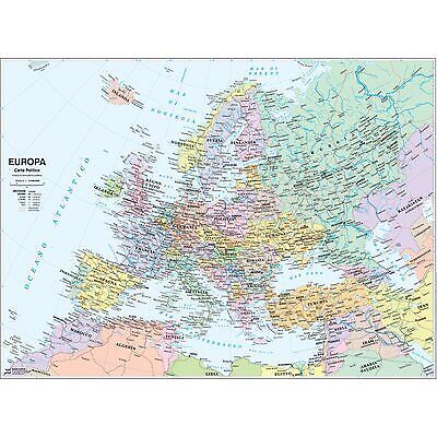 9788881462674 Carta Geografica Europa Fisico/Politica - Belletti