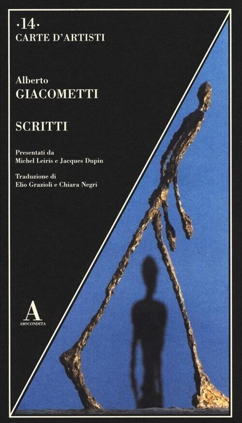 Alberto Giacometti, Scritti - ABSCONDITA