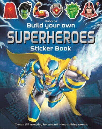 Build Your Own Superheroes Sticker Book (Build Your Own Sticker Book)