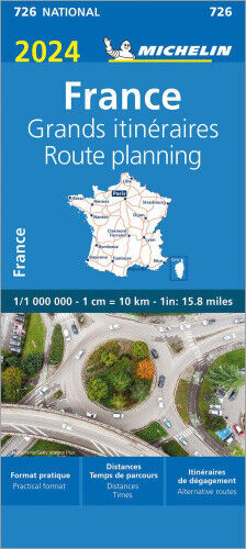 France Route Planning 2024 - Michelin National Map 726: Map by Michelin