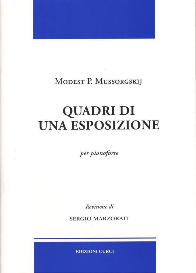 MUSORGSKIJ - QUADRI DI UNA ESPOSIZIONE - PIANOFORTE