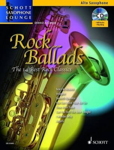 Rock Ballads: The 14 Best Rock Classics: Alto Saxophone and Piano (Schott