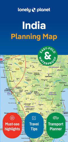 Lonely Planet India Planning Map 2 by Bindloss, Joe
