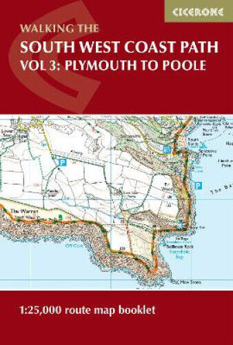 South West Coast Path Map Booklet - Vol 3: Plymouth to Poole: 1:25,000 OS