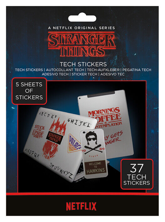 Stranger Things: Pyramid - (Tech Sticker Pack / Set Adesivi) -