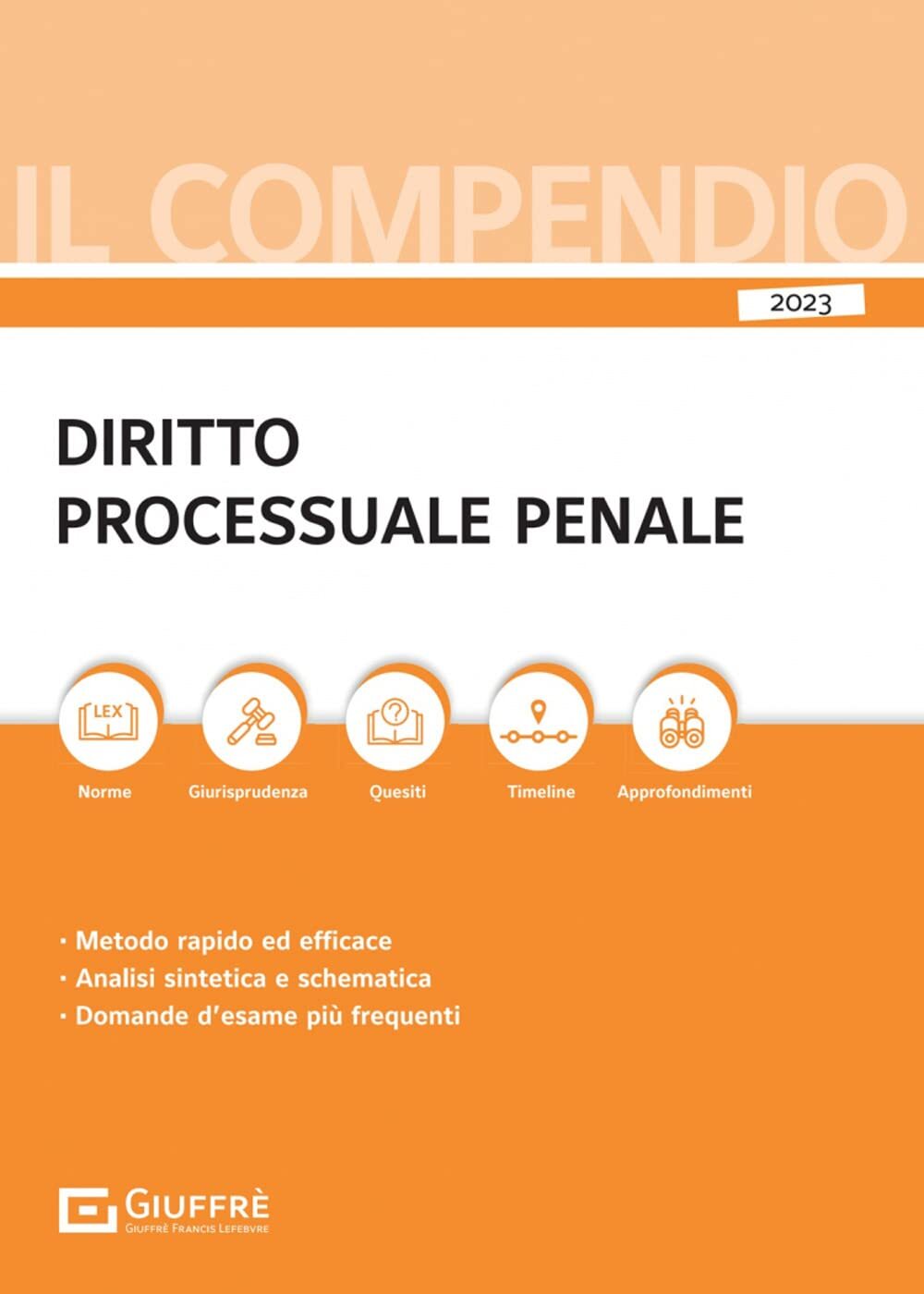 9788828847663 Compendio diritto processuale penale 2023 - Vari