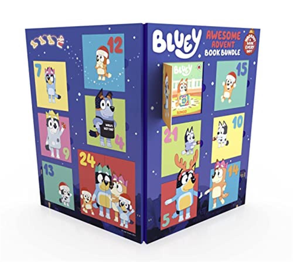 Bluey: awesome advent book bundle: an advent calendar - Bluey
