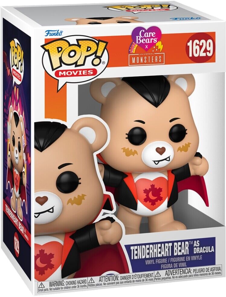 Universal Monsters: Funko Pop! Movies - Care Bears - Tender Heart Bear As Dracul