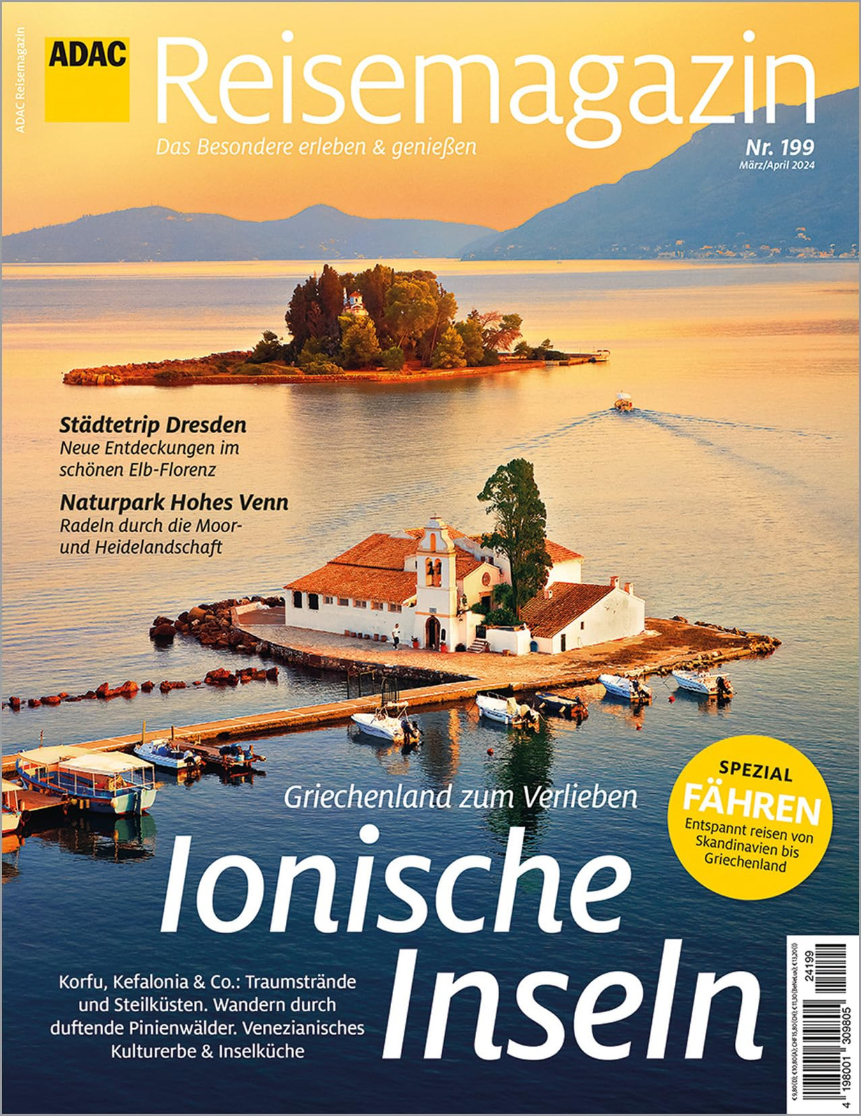 Motor Presse St ADAC Reisemagazin mit Titelthema Ionische Ins (Copertina rigida)