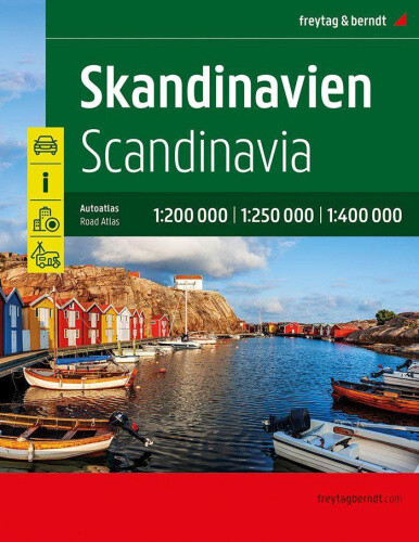 Skandinavien, Autoatlas 1:200.000 - 1:400.000, freytag & berndt [Czech]
