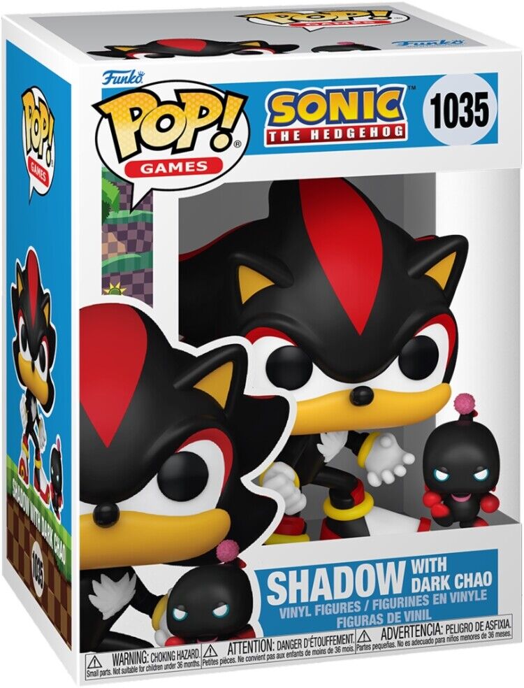Sonic The Hedgehog: Funko Pop&Buddy - Shadow With Dark Chao (Vinyl Figure 1035)