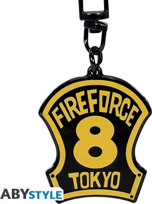 Fire Force: ABYstyle - Emblme 8eme Brigade (Keychain / Portachiavi) -