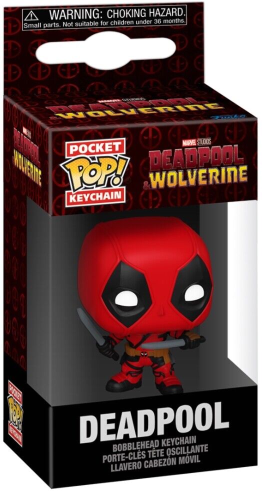 Marvel: Funko Pop! Keychain - Deadpool 3 - Deadpool (Portachiavi) -