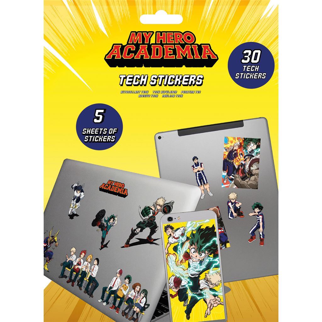 My Hero Academia (Team) Tech Sticker Pack -