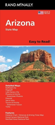 Rand McNally Easy to Read Folded Map: Arizona State Map (Map)