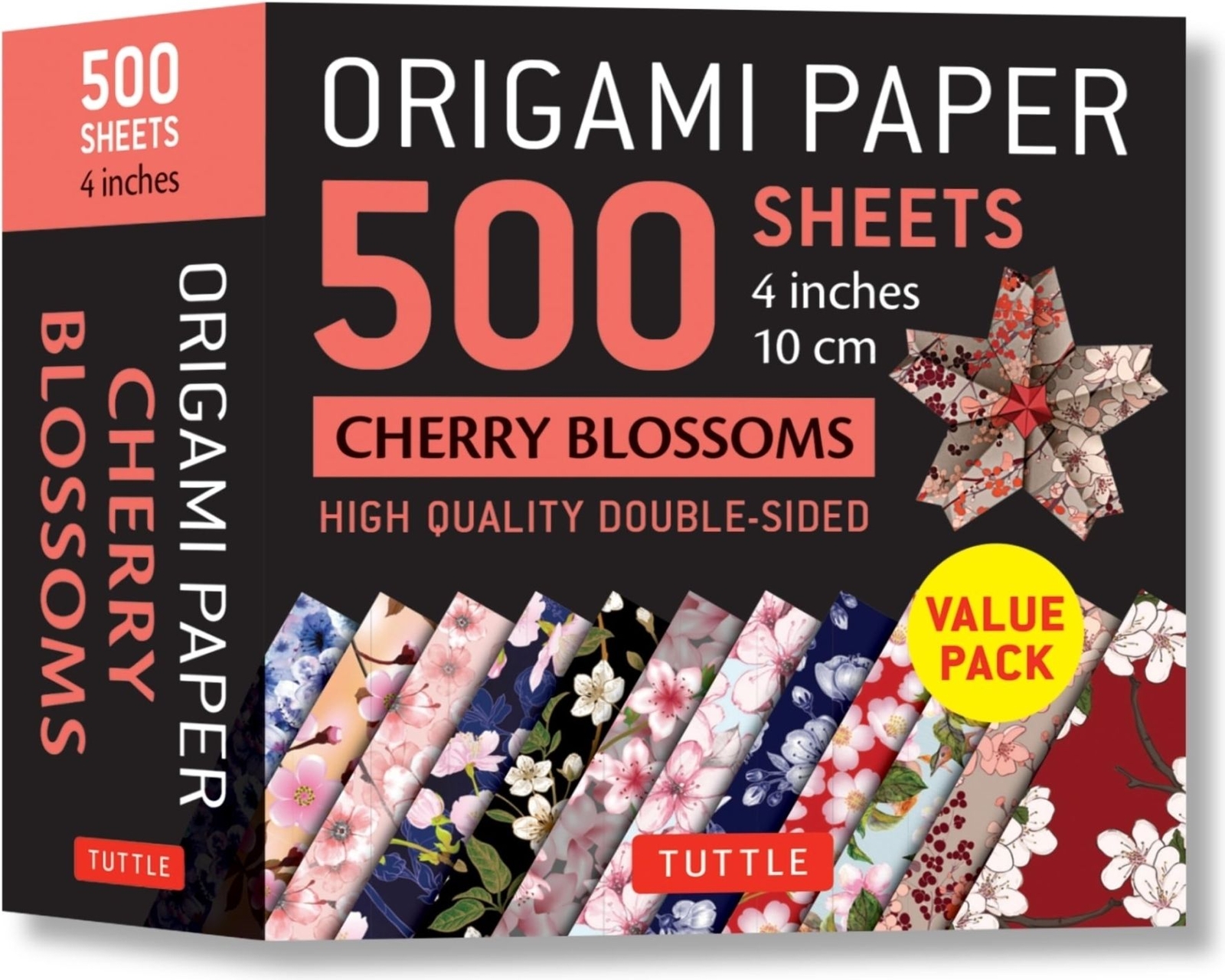 LIbri UK/US Tuttle Studio - Origami Paper 500 Sht Cherry Blos