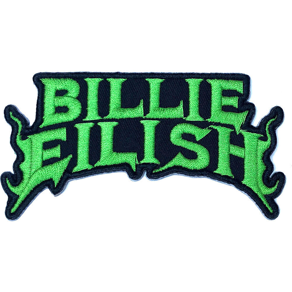 Billie Eilish: Flame Green Standard Patch (Toppa) -