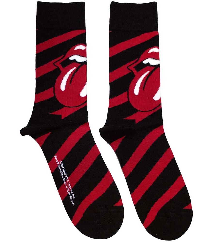 Rolling Stones - The - The Rolling Stones Unisex Ankle Socks: Stripes (Uk Size 7