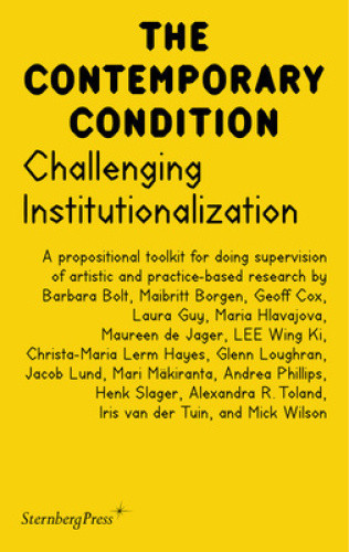Challenging Institutionalization: A Propositional Toolkit for Doing