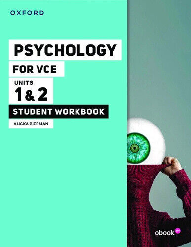Psychology for VCE Units 1 & 2 Student Workbook+obook pro: Victorian