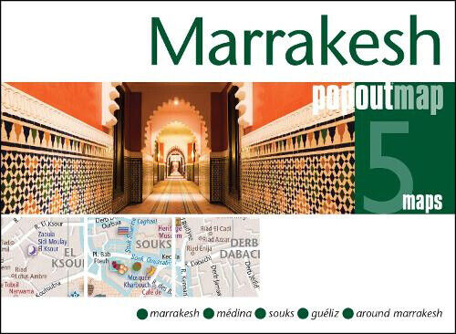 Marrakesh PopOut Map - pocket size pop up city map of Marrakesh (PopOut Maps)