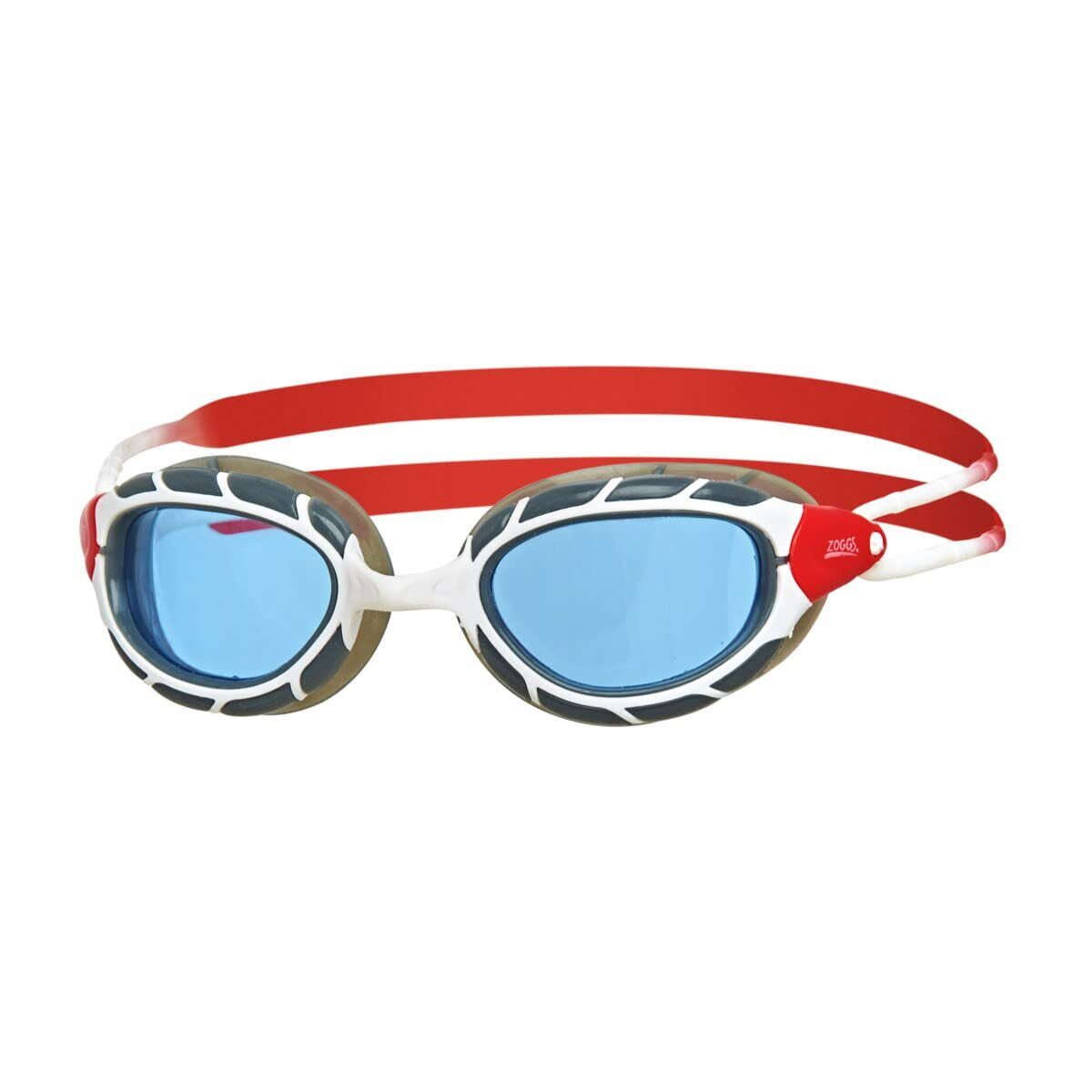 Swimming Goggles Zoggs Predator Red White Small NUOVO