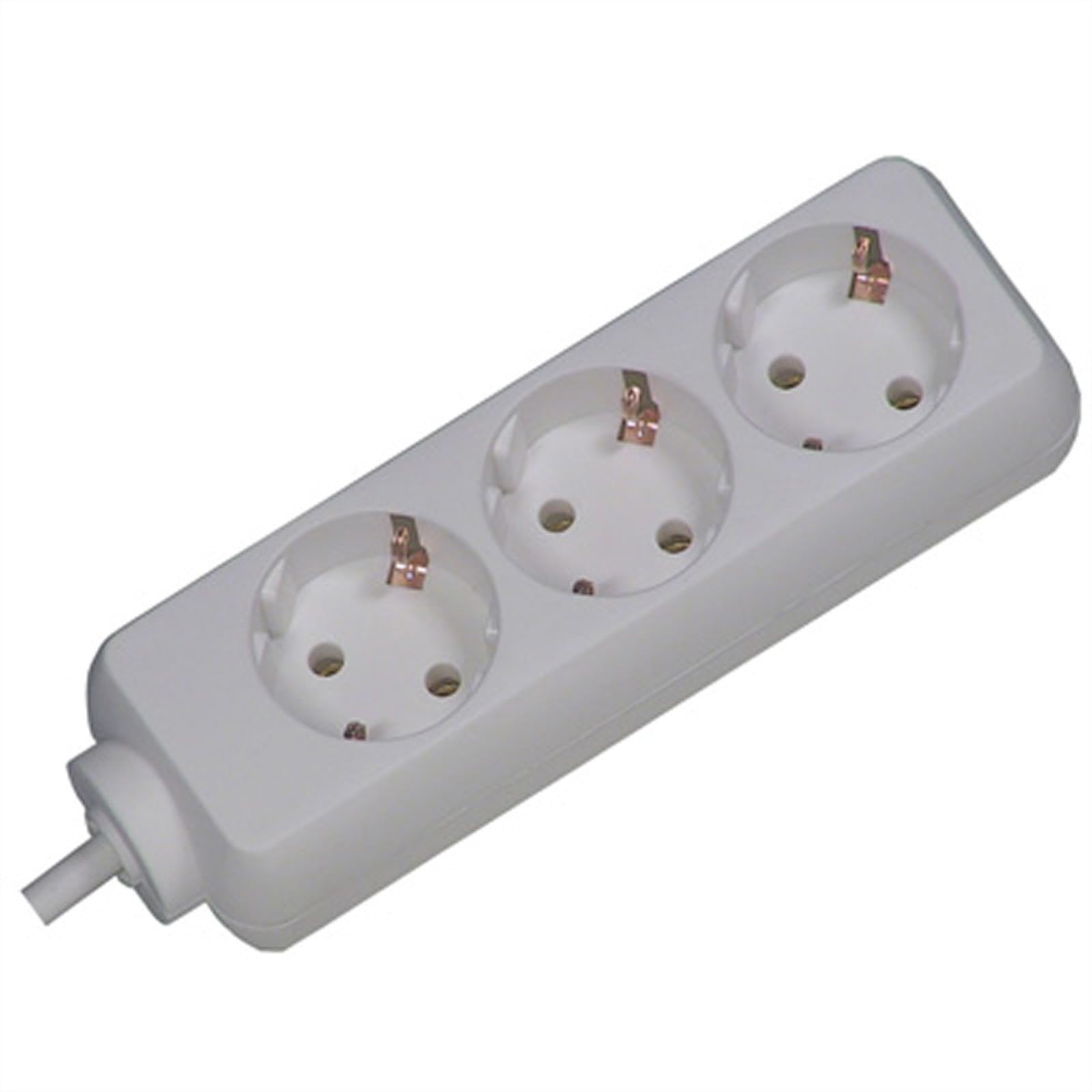 BACHMANN SELLY 3-fach Steckdosenleiste weiB NUOVO