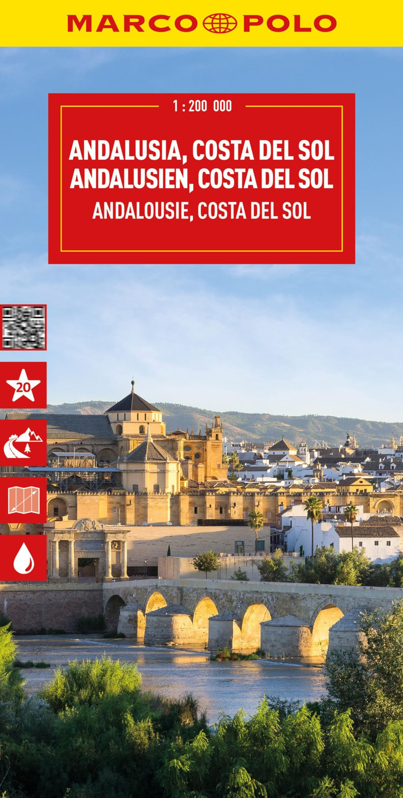 Andalusia Costa Del Sol Map NUOVO