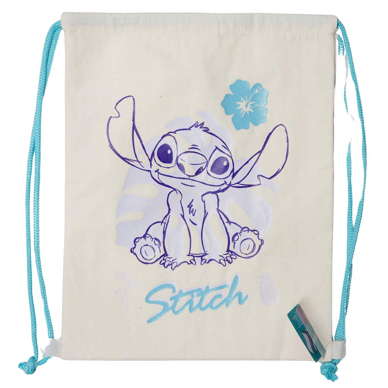 Disney - Stitch - Insulated Friendly Drawstring Bag 30 x 40 CM NUOVO