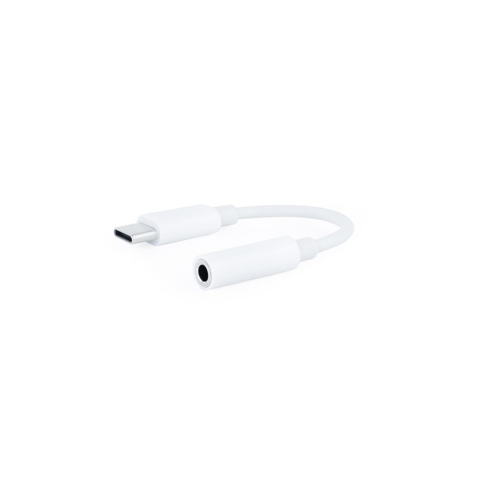 Usb C To Jack 3.5 Mm Adapter Nanocable 10.24.1205-W White NUOVO