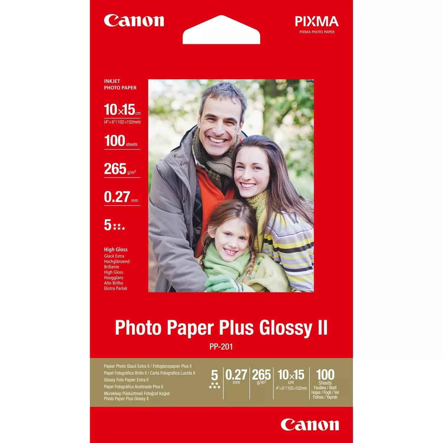 CANON - BJ MEDIA PH PAPER PP-201 4 X 6 100SH NUOVO