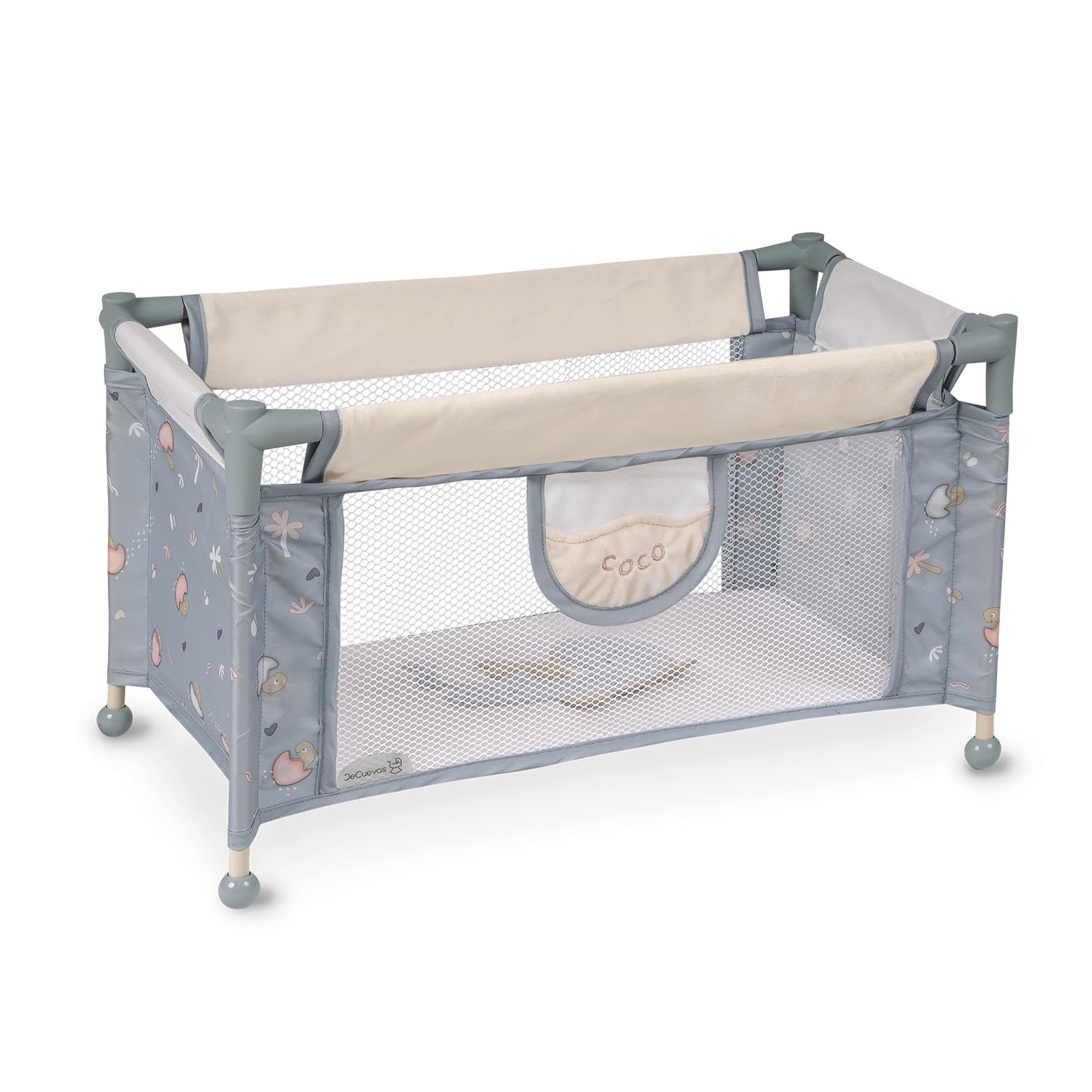 Travel Cot Decuevas Coco 50 X 29 X 30 Cm Blue Toy NUOVO