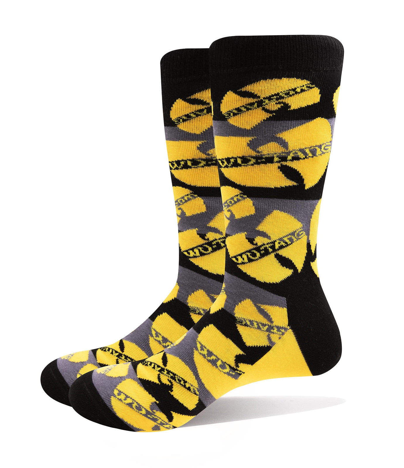 Ankle Socks # Uk Size 7 - 11 Unisex Black, Yellow, Grey # Logos Yellow NUOVO