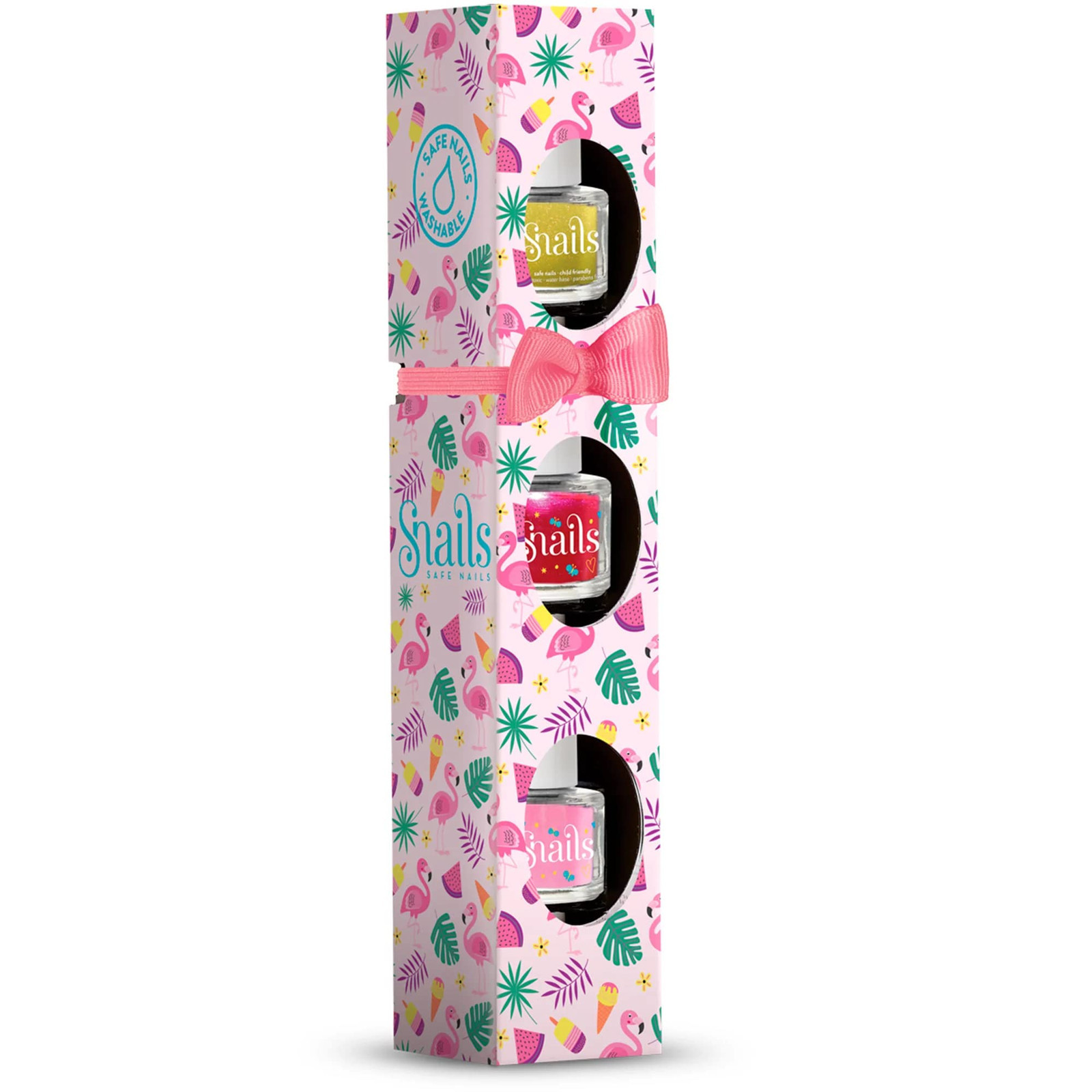 Snails - Mini 3 Pack Nail Polish - Flamingo (G0636) Toy NUOVO