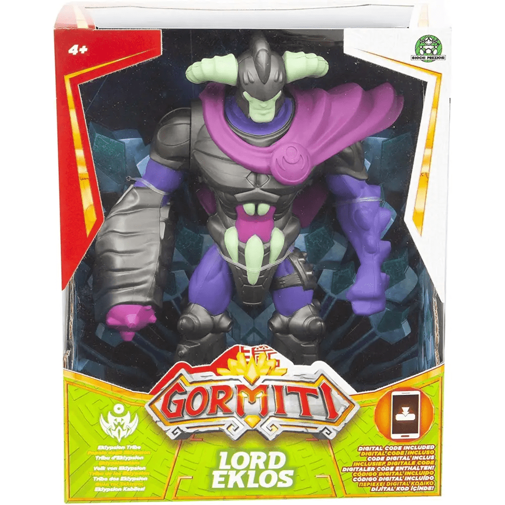 GORMITI - Personaggi in versione Gigante Articolati 25 cm, Lord Eklos, Serie 3,