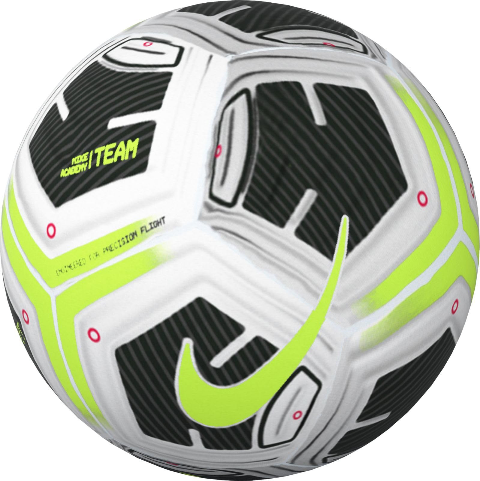 Football Nike Academy Team 24 Fz7540 100 White NUOVO