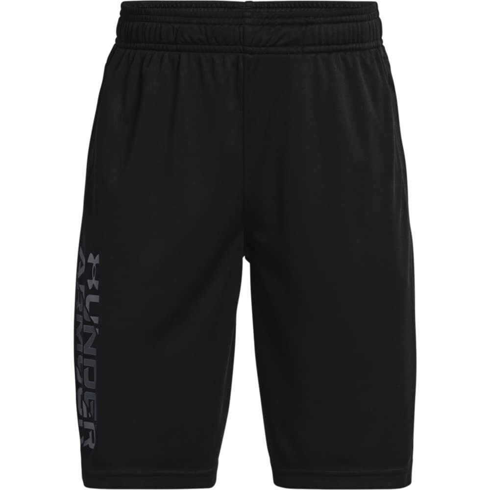 Children’S Sports Shorts Under Armour Prototype Black Boys (Size: Clothing NUOVO